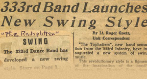"333rd Band Launches New Swing Style"