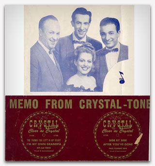 Crystaltone Recording Label Paul Clement Trio