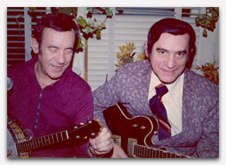 1975 Paul Clemente on Banjo and brother Pete Clemente on Guitar The Clemente Brothers playing at a family gathering