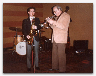 Scott Hamilton and Emil Haddad At the old El Morocco, Worcester