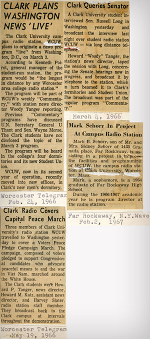 Clark broadcasts WCUW from Washington