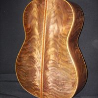 Back of Brown Guitar