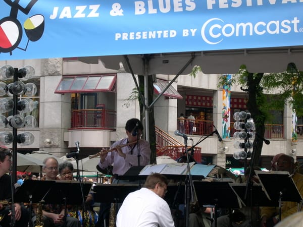 Bloom and Aardvark at the Boston Globe Jazz & Blues Festival, 2003
