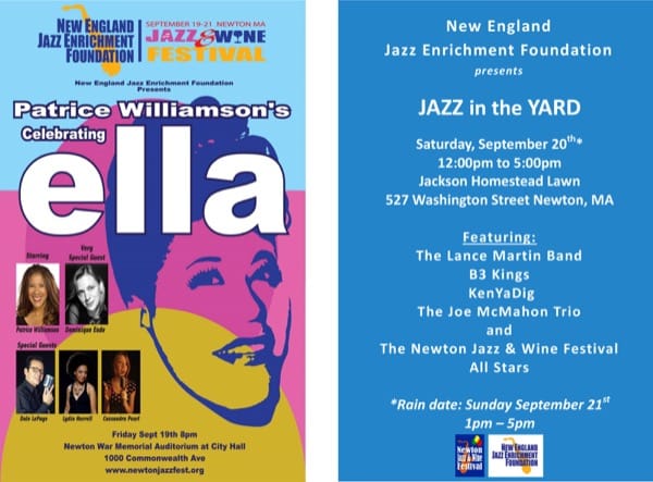 Jazz History Database NEJEF Celebrating Ella Poster