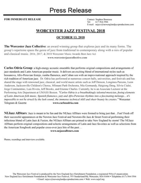 Jazz History Database WJF 2018 press release page 3