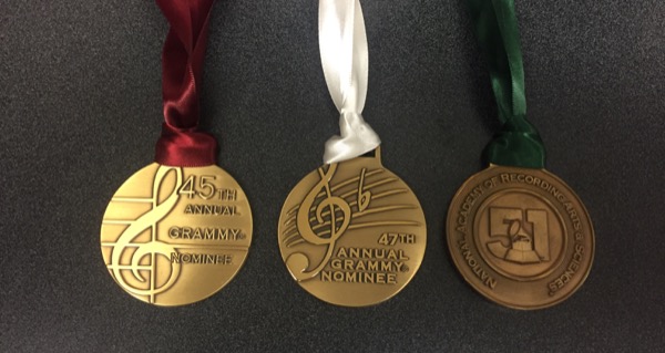 4 Grammy Medals