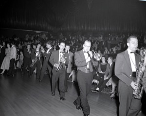 Band Marching Through The Grand Ballroom