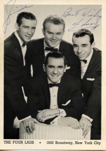 The Four Lads Signed