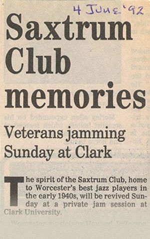 "Saxtrum Club memories"