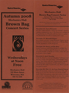 Brochure Autumn 2008 Scheduled Events and Information