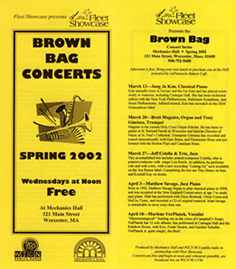 Brochure Spring 2002 Scheduled Events and Information