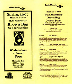 Brochure Spring 2007 Scheduled Events and Information