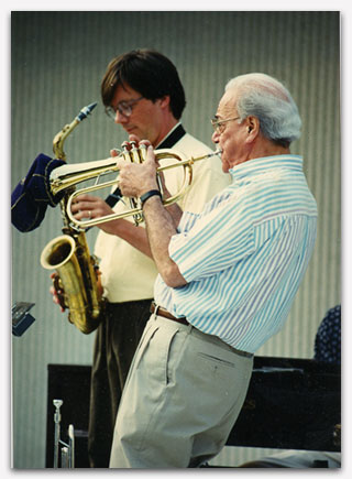 Jim Odgren and Emil Haddad Jazz at Sunset 2004 Worcester Ecotarium
