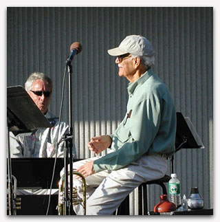 Dick Odgren and Emil Haddad Jazz at Sunset 2004 Worcester Ecotarium