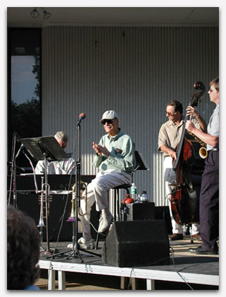 Dick Odgren Emil Haddad Bob Simonelli Jim Odgren Jazz at Sunset 2004 Worcester Ecotarium