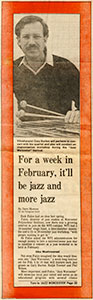 Jazz and More Jazz Worcester Telegram Gary Burton