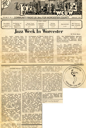 Jazz Week In Worcester The Lobe February 1985