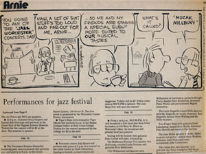 Arnie and Jazz Worcester Telegram and Gazette February 1987