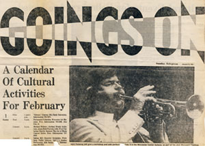 Jazz Worcester Calendar Worcester Telegram January 1987