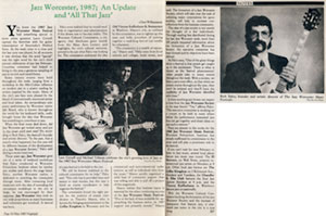 An Update and All That Jazz Worcester Magazine 1987