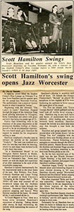Scott Hamiltons Swing Opens Jazz Worcester