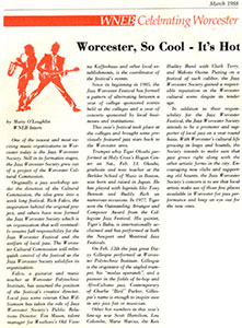 Worcester, So Cool - Its Hot