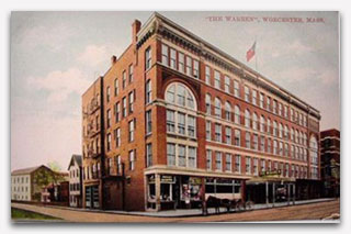 The Warren Hotel, Worcester, MA Active jazz venue, 1940s