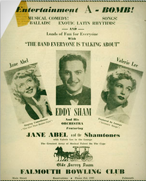 Jane Abel and Shamtones ad Main Street Falmouth