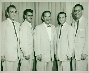 Bermuda 1952 Left to right Eddy Defino Johnny Mason Eddy Sham Johnny Rhines Emil Haddad