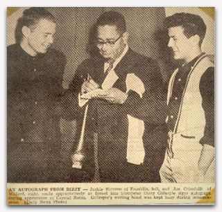 Jackie Stevens, Dizzy Gillespie, Joe Crisefulli