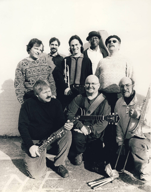 Jay Tyer with fellow musicians