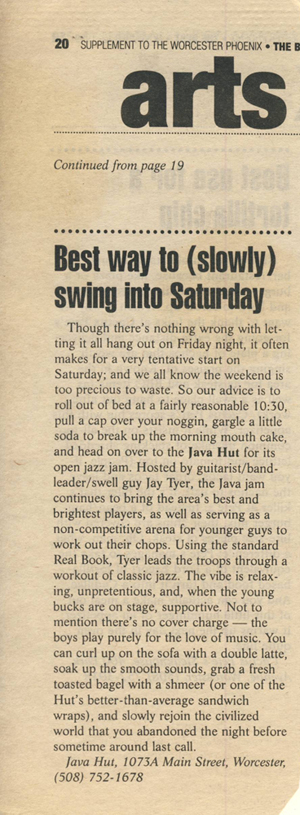 Best way to swing (slowly) into Saturday