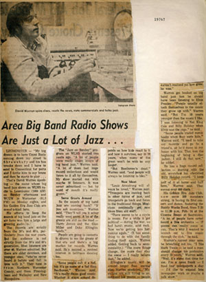 Area Big Band Radio Shows Are Just a Lot of Jazz...