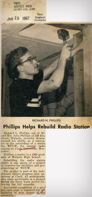 Phillips Help Rebuild Radio Station