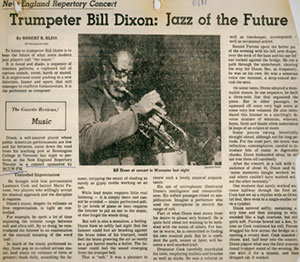 Trumpeter Bill Dixon: Jazz of the Future