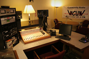 WCUW On-Air Studio