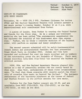 1978 Inaugeral Letter