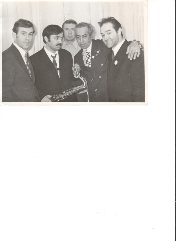 Vlad West with Paul Gonsalves