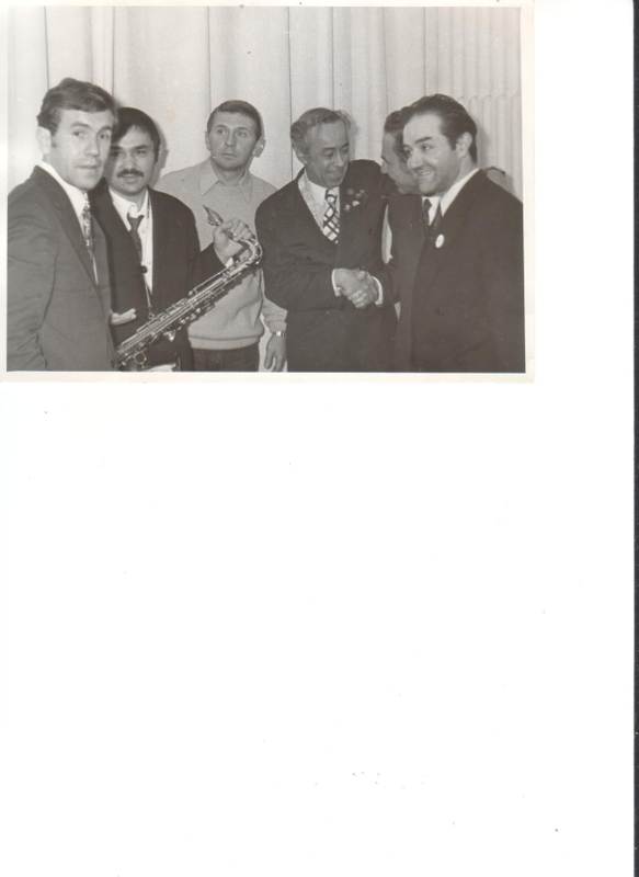 With the Duke Ellington Band tour,  Vlad West jams with Paul Gonsalves